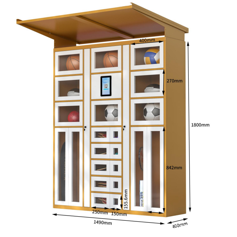 Sports Equipment Cabinet - LH paten basketbol futbol eşyaları kiralama