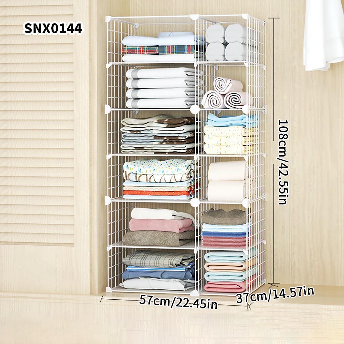 Sports Equipment Cabinet - Giysi Katmanlı Depolama Dolabı Bölme Rafı