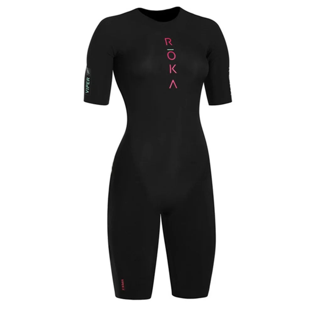 Sports Equipment Kit - Roka kadın kısa kollu Trisuit triatlon
