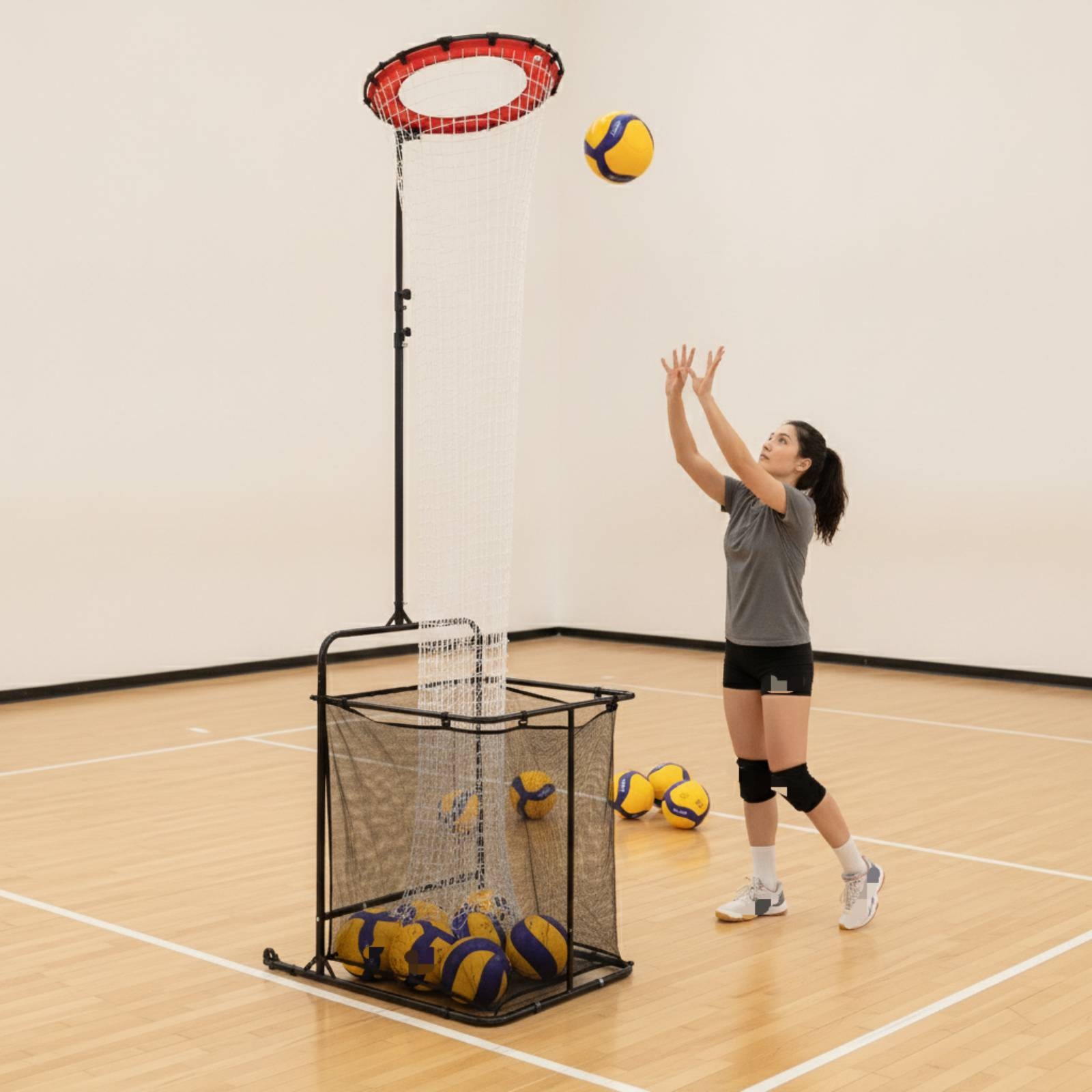 Sports Equipment Volleyball - Top Toplama Çantalı Voleybol Antrenman Cihazı