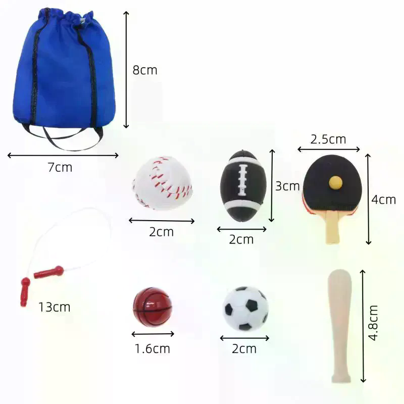 1/12 Dollhouse Simülasyon Mini - Sports Equipment Kit incelemesi ve fiyatı