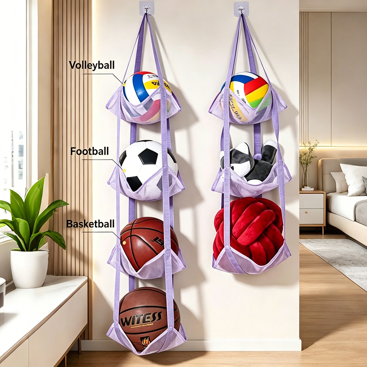 3/4 Katmanlı Askılı Top Saklam - Sports Equipment Volleyball incelemesi ve fiyatı